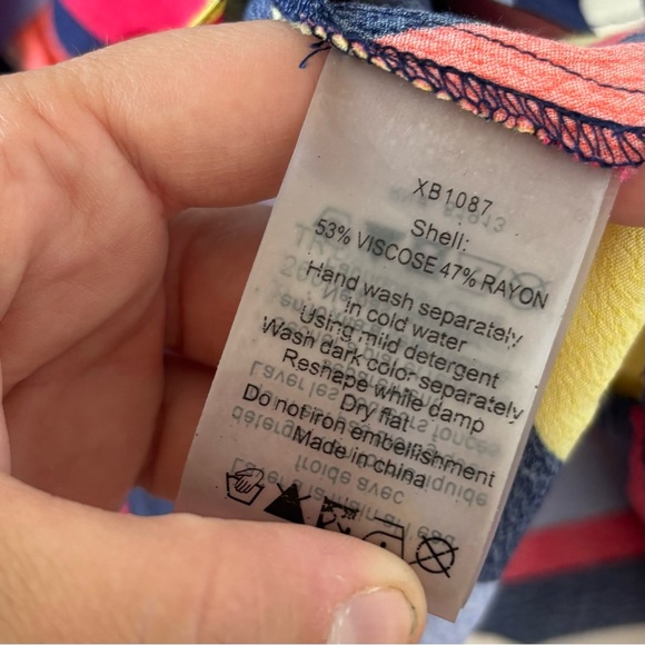 plenty by tracy reese daphne striped ruffle dress wavy midi - Picture 5 of 6